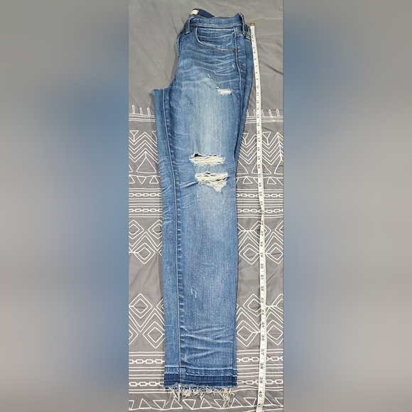 Madewell 9" High Rise Distressed Skinny Size 27 - Picture 2 of 9